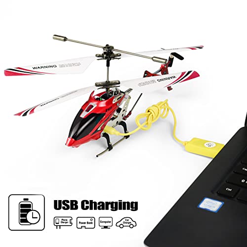 Cheerwing S107/S107G Phantom 3CH 3.5 Channel Mini RC Helicopter with Gyro Crimson - color: Crimson