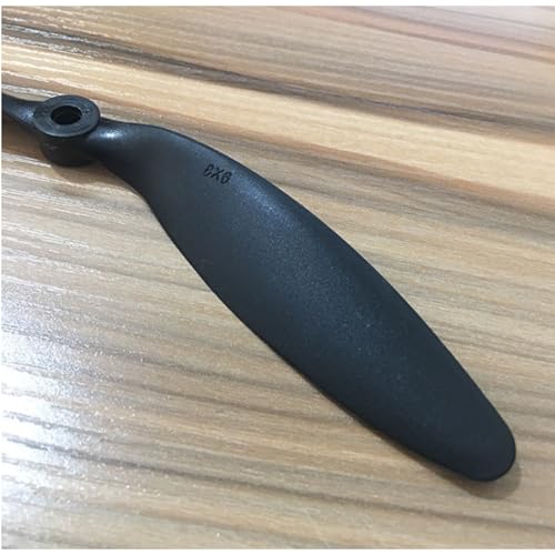 8060 Propeller, 8 Propeller Props Used for Remote Control of Aircraft Quadcopter Black Soft Propeller Blades 3.17 Shaft Diameter XDD Motor Prop Accessories