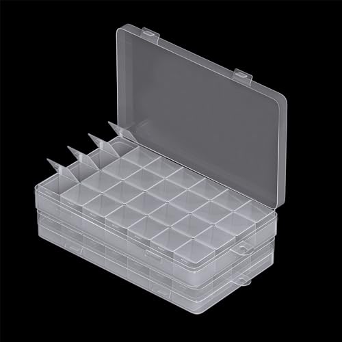 2 PCS Airtight Paint Storage Palette Box 28 Wells Independent Inner Box with Lid Double Seal Design Leak Proof Palette Case for Watercolors Acrylic Paints Gouache and Oil Painting