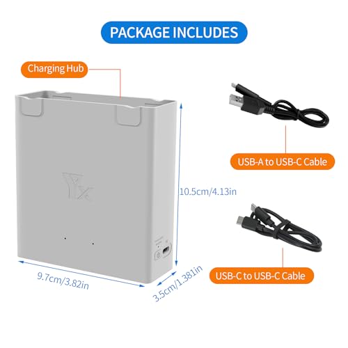Two-Way Battery Charger Hub with Storage Charge for DJI Avata 2