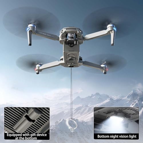X-Verse Drones with Camera for Adults 4K EIS, RC Screen, 6KM RC Distance, 3-Axis Gimbal, Professional Drone with Obstacle Avoidance, Digital GPS Transmission Quadcopter- 3 Batteries for 150min Max Flight Time
