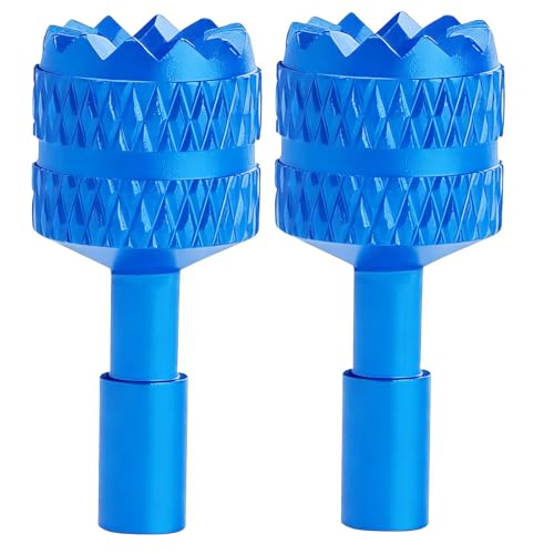 RC/RC2 Joystick Replacement, Aluminum Controller Sticks Compatible with DJI - color: Blue & 2 Pcs