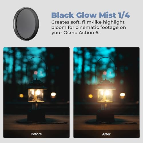 Freewell Glow Mist Filter for DJl Osmo Action 6 - style: Gold Mist
