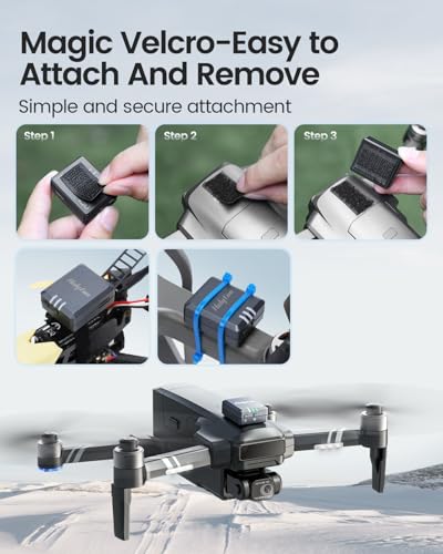 Holyton FAA Compliant Remote Identification Broadcast Module Spare Parts for GPS Drones,Suitable for FPV Spare Parts for FPV Drones,RC Aircraft,Drone Accessories,5 Hours Battery Time