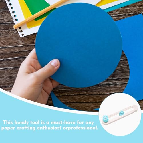 1 Pcs Circle Cutter,Circle Cutters For Crafts,Circle Paper Cutter,Circle Cutter Paper,Round Paper Cutter,Multi Purpose With Bottom Blade Guard, Easy Operation, Smooth Cutting