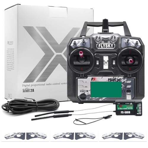 Flysky FS-i6X 6-10CH RC Radio Transmitter Controller with iA6B Receiver