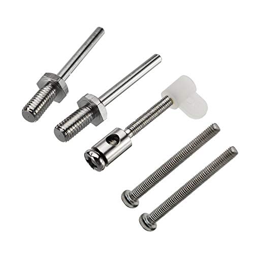 1 Set Aluminum Landing Gear Wheel Kit DIY Parts for RC Plane Jet for Cessna 182 Replacement