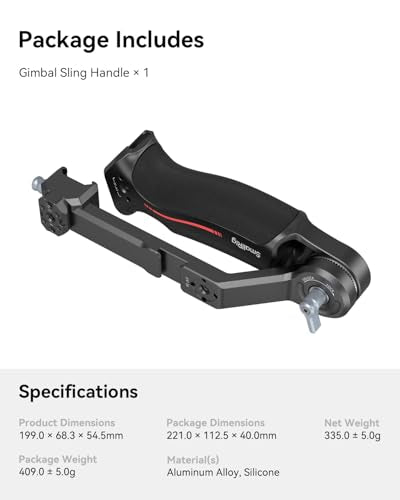 SmallRig Adjustable Sling Handgrip Gimbal Sling Handle, 17.6lb Load - style: Sling Handle