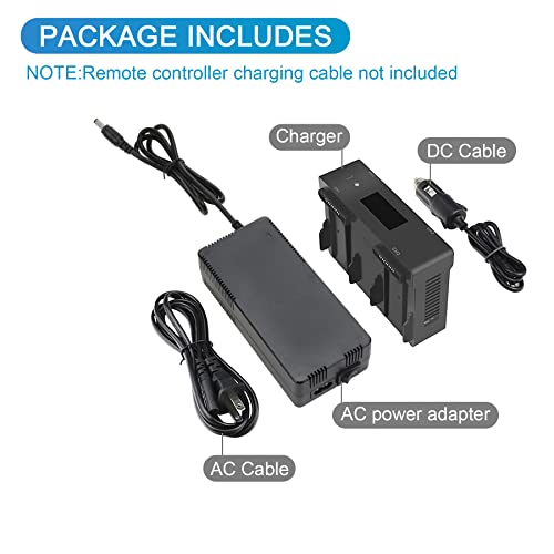 Hanatora Battery Wall & Car Charger for DJI Mavic Air 1st Generation Drone,5 in 1 Rapid Charging Hub with Charge, Discharging and Storage,Fast Multi Batteries Accessories