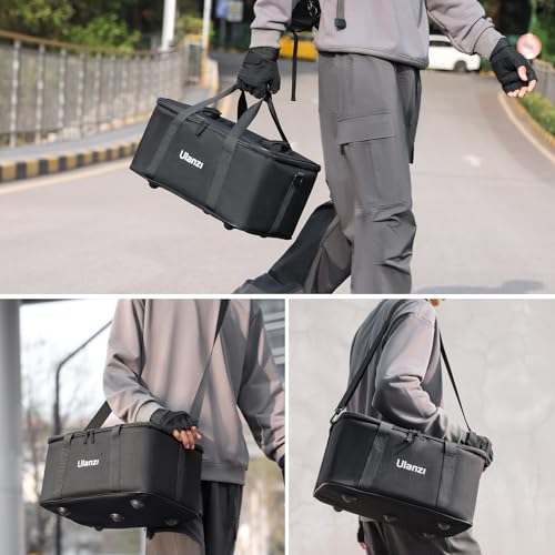 ULANZI Carrying Bag with Movable Foam Padded for Studio Light, Light Stands