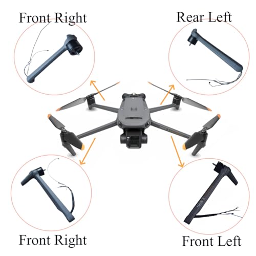 Mavic 3E Repair Parts Front Left Motor Arm Assembly Replacement Compatible with DJI Mavic 3 Enterprise Spare Parts for Mavic 3E (Mavic 3E Front Left) - color: Mavic 3E Front Left