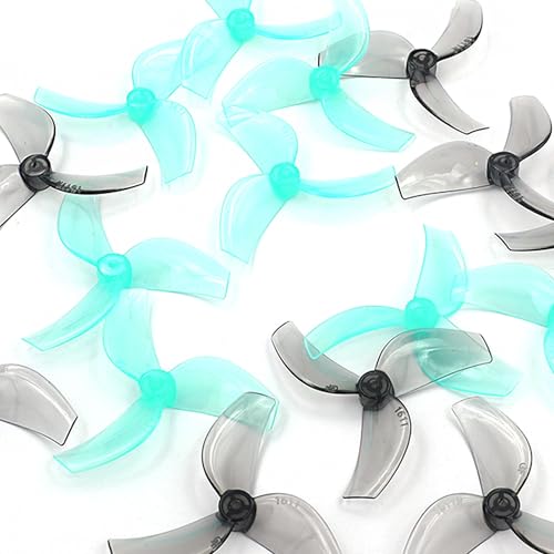 Gemfan 1611 40mm 3-Blade Propellers 1.5mm Shaft for FPV Drone(Gray+Blue) - color: Gray+blue