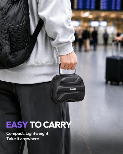 JEMDO Hard EVA Travel Controller Carrying Case for NS2 Pro, PS5/Xbox, Black - color: Black