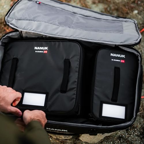 NANUK N-Cubik 17M Camera Bag Insert – Medium Water-Resistant Cube – Shockproof Protective Camera Insert for Backpack – Perfect for Tech Gear & Accessories (11.4” x 13.3” x 6.6”) - size: 17M Medium 11.4 x 13.3 x 6.6"