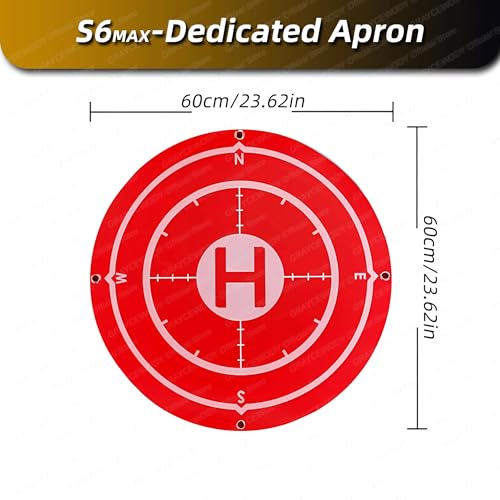 New S6 Max Drone 8k/6k/4k Profesional HD Camera Obstacle Avoidance Aerial Photography Optical Flowable Foldable Quadcopter Sell Apron (Parking-Apron-Red) - color: Parking-Apron-Red