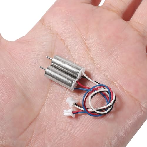 8pcs 615/6x15mm Motor 19000KV Insane Tiny Whoop Drone Frame Brushed Motors 4CW 4CCW Coreless Motor with JST-1.25 Connector for Model Aircraft/UAV/Quadcopter/Toy Aircraft, etc