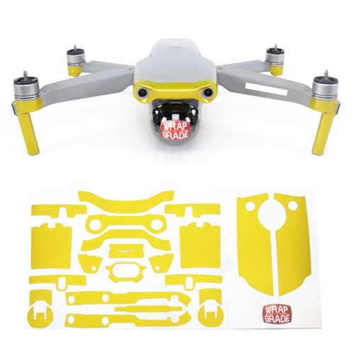 Wrapgrade Skin Compatible with DJI Mavic Air 2 | Accent Color A (LIMONCINO Yellow) - color: Limoncino Yellow
