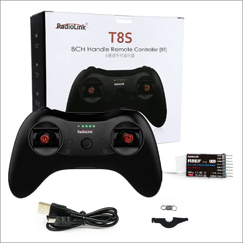 Radiolink T8S 8 Channels 2.4G Pocket RC Transmitter and R8EF Receiver - color: Left Stick Not Self Center