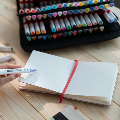 ARTEZA Watercolor Journals, 5.5 x 5.5 in, 3 Pack, 88 Pages Each - color: Gray, size: 3 Pack