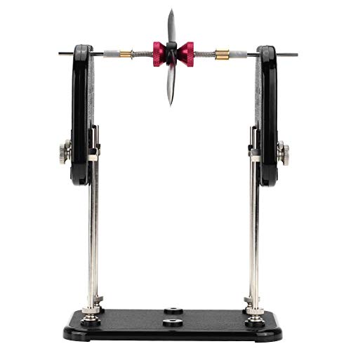 VBESTLIFE Propeller Balancer Tool for RC Helicopter, Multirotor, Drone & Airplane – Spin Balance Support Stand for 2–12 Inch Props – Precision Prop Balancing Kit (Black)