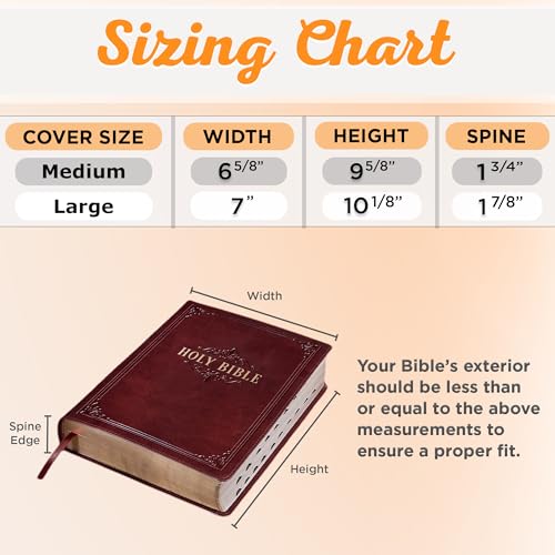 Christian Art Gifts Jesus Fish Badge Men/Women Tri-Fold Bible Cover - color: Poly Black, size: Large