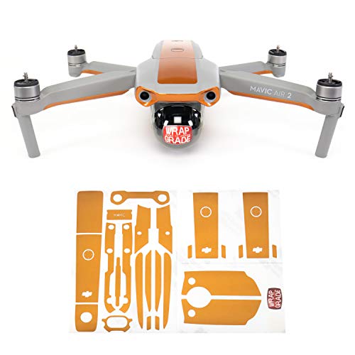 Wrapgrade Skin Compatible with DJI Mavic Air 2 | Accent Color B (Butterfly Copper) - color: Butterfly Copper
