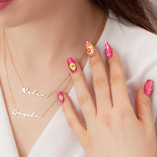 Whaline 6 Pcs Smile Face Nail Plates Stamping Set Heart Butterfly Star Flower Smiling Stamp Templates Groovy Nail Art Plates for DIY Print Manicure Salon Design Gift Supplies - style: Smile Face