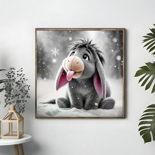 XIYOUVIGOR Diamond Painting Kits for Adults, Donkey Diamond Art Kits - color: Animal (Donkey)