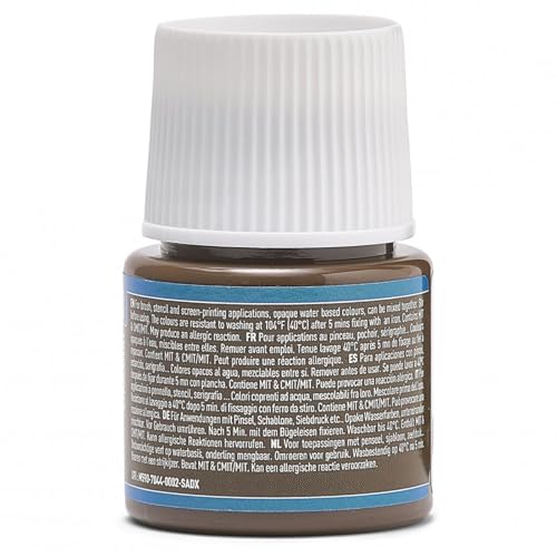 Pebeo Setacolor Opaque Fabric Paint, 45ml, Chocolate - color: Chocolate, size: 1.52 Fl Oz (Pack of 1)