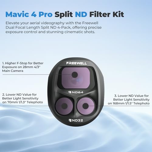 Freewell Mega 12 Pack ND, ND/PL, LPR, Glow Mist Filters for Mavic 4 Pro - style: MEGA-12PACK