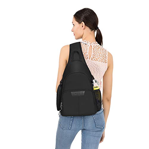MOSISO Camera Bag Sling Backpack, Full Open Camera Case, Black - color: Black
