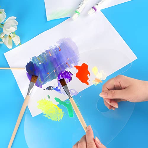 Tamaki Acrylic Paint Palette Clear Paint Tray Palette, 2 PCS