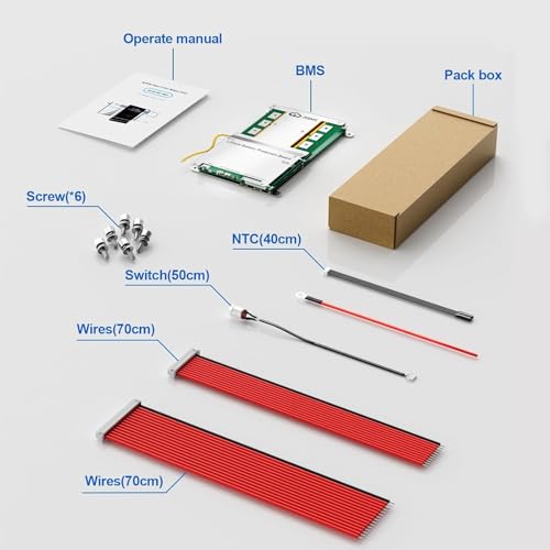 JKBMS Smart BMS 4S-8S 12V-24V 300A 2A Active Balance Build-in Bluetooth with Heat CAN RS485 PCB Battery Protection Board for LiFePO4 Li-ion LTO Battery Pack (JK-B2A8S30P-HC) - size: JK-B2A8S30P-HC