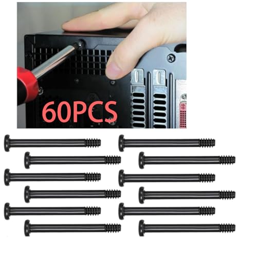 Fan Mounting Screw,32x35mm,Black,60pcs - size: 32x35mm