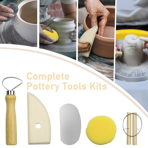 42 Pcs Pottery Tools Kit | Clay Sculpting Tools | Pottery Enthusiast Gifts