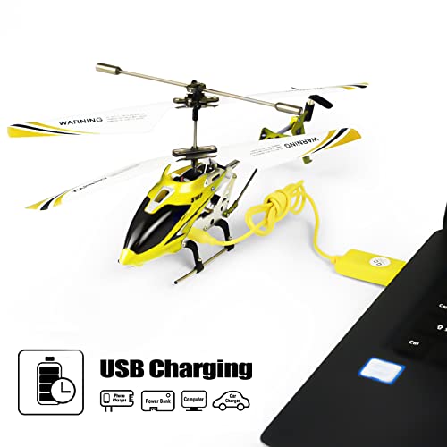 Cheerwing S107/S107G Phantom 3CH 3.5 Channel Mini RC Helicopter with Gyro Yellow - color: Yellow