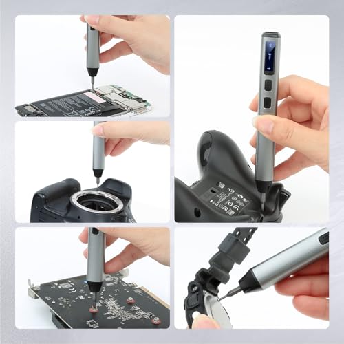 LIFEGOO Electric Screwdriver, 83 in 1 Precision Electric Screwdriver Set - color: Blue, size: 83 in 1