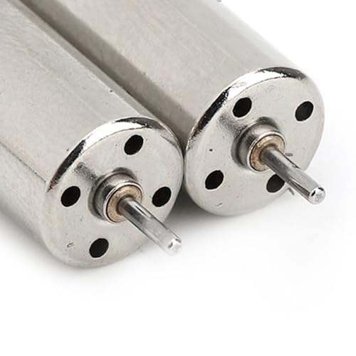 8520 Coreless Drone Motor, Lightweight High Speed Replacement Power Drive for RC Quadcopter DIY Build Black White Red Blue 8.5x20mm 3 to 5V 2 Pack