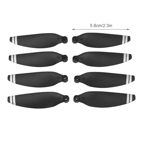 Acouto Professional Low Noise Replacement Propellers for Mini Series Drones, Compatible with E88 E58 Accessories Optimized