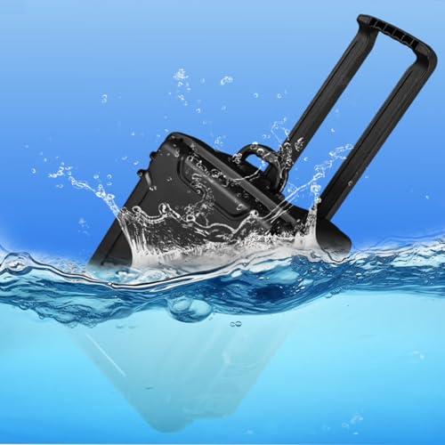 21" L x 16" W x 10" H Large Hard Case with Foam, Portable Rolling Hard Case with Wheels, Waterproof Shockproof Dustproof, Suitable for Cameras, Lenses, Camcorder, Instrument, Telescopes - size: 21 Inch