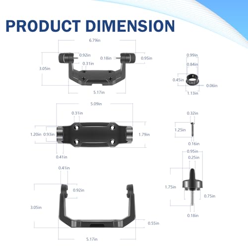 740143-1 Gimbal Bracket Mounting Bracket with Knobs Fit for Helix-5 Series Fish Finders All Models丨Solid Hold丨Comes with Mounting Screws - style: 740143-1