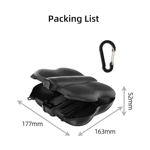 Protective Hard Case Small Storage Bag for DJI NEO 2, Black - color: Black
