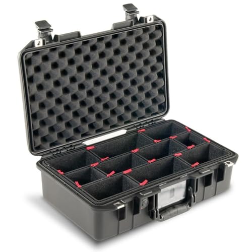 Pelican Air 1485 Case with TrekPak Dividers (Black) - color: Black, style: With Trekpak Dividers