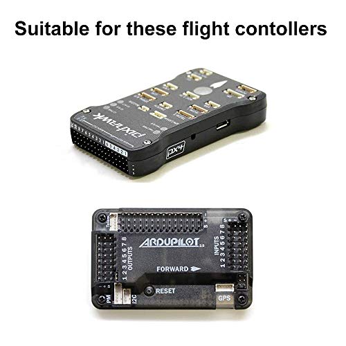 9 PCS 1.25mm to Dupont 2.54mm Pitch Adapter Cables Wire Compatible with JST Molex PicoBlade 1.25 for Pixhawk Flight Controller RC Drone 2Pin to 8P (Pack of 2) - size: Small (Pack of 2)
