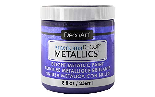 Decoart DECADMTL-36.20 AmericnaDecoMetallic8ozAmthyst - color: Amethyst, size: 8 Fl Oz (Pack of 1)
