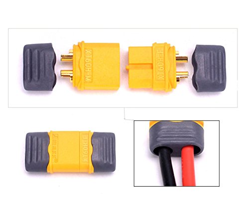4 Pairs 150mm 12AWG Wire XT60H Plug Male and Female Connector for RC