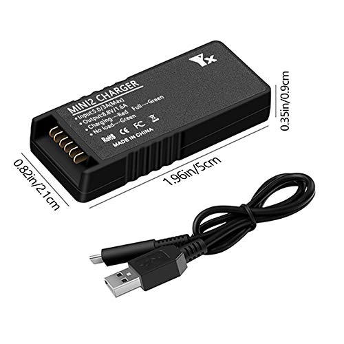 Hanatora Battery USB Charger with Quick Charge 3.0 for DJI Mini 4K/2/Mini SE/2 SE Drone, Fast Rapid Charge Hub Accessories(NOT for Mavic Mini)