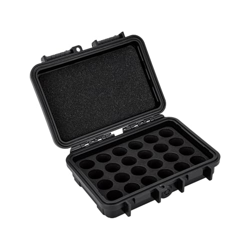 24 Slots CR2 CR123 CR123A Lithium Battery Organizer Case IP67 Waterproof - color: 24 Slots CR123 Battery Case