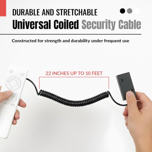 Anderic Universal Coiled Security Cable - size: 1 PACK