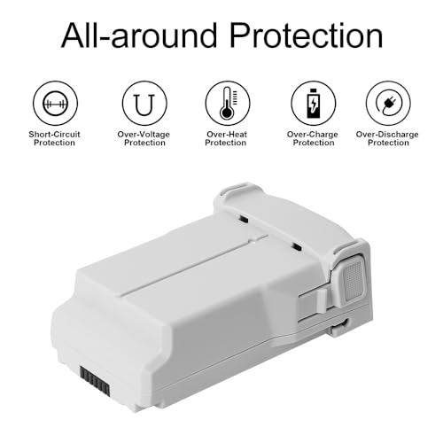 Mini 3/3 Pro/4 Pro Battery Plus 2 Pack, 3850mAh-7.38V Intelligent Flight Replacement Batteries for DJI Mini 4 Pro/3 Series (45-51 Mins of Max Flight Time)